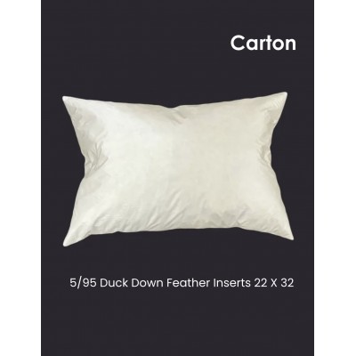 5/95 Duck Down/Feather Inserts 22(Inch) X 32(Inch)-Carton of 10