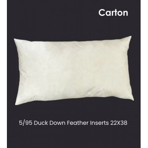5/95 Duck Down/Feather Inserts 22 (Inch) X 38 (Inch) -Carton of 5