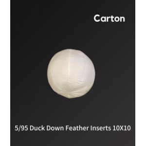 5/95 Duck Down/Feather Inserts 10 (inch) Sphere - Carton of 10
