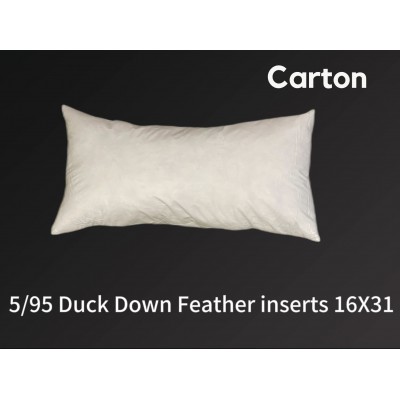 5/95 Duck Down/Feather Inserts 16 (inch) x 31 (inch)  - Carton of 10