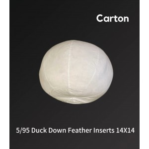 5/95 Duck Down/Feather Inserts 14 (inch) Sphere - Carton of 6