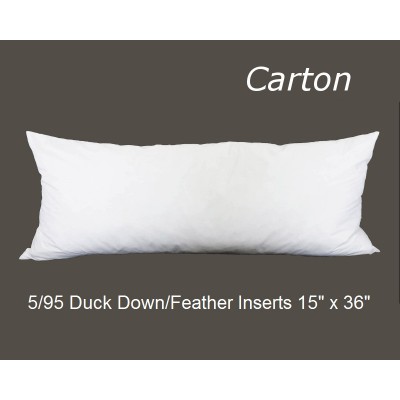 5/95 Duck Down/Feather Inserts 15 (inch) x 36 (inch) - Carton of 12 - OUT OF STOCK