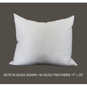 25/75 Duck Down/Feather Inserts 17 (inch) x 22 (inch)