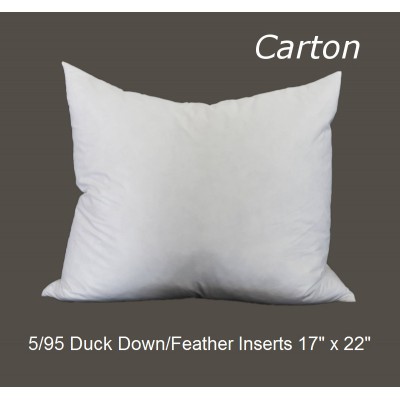 5/95 Duck Down/Feather Inserts 17 (inch) x 22 (inch) - Carton of 12 - OUT OF STOCK