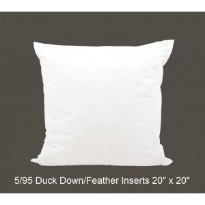 5/95 Duck Down/Feather Inserts 20 (inch) x 20 (inch) 