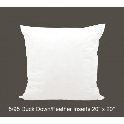 5/95 Duck Down/Feather Inserts 20 (inch) x 20 (inch) 