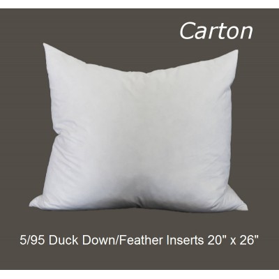 25/75 Duck Down/Feather Inserts 20 (inch) x 26 (inch) - Carton of 10