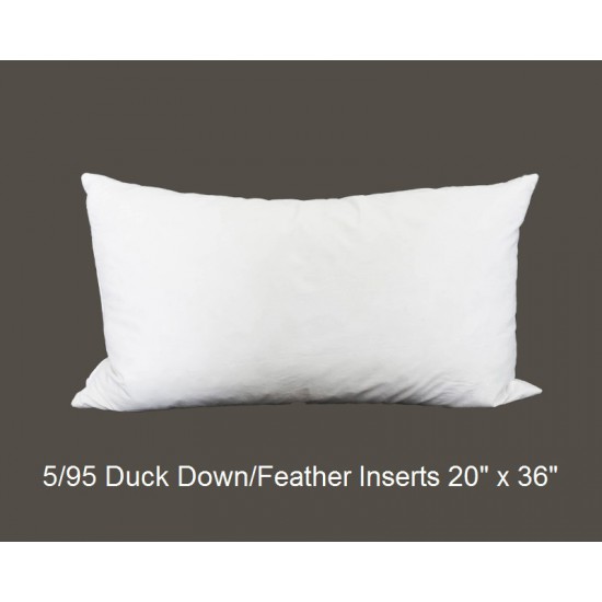 25/75 Duck Down/Feather Inserts 22 (inch) x 38 (inch)
