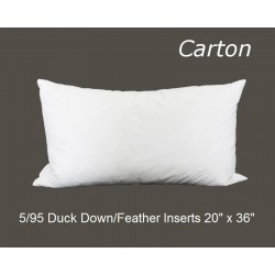 25/75 Duck Down/Feather Inserts 22 (inch) x 38 (inch) - Carton of 5