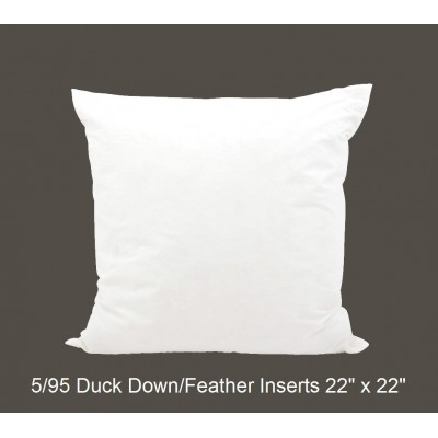 5/95 Duck Down/Feather Inserts 22 (inch) x 22 (inch) 