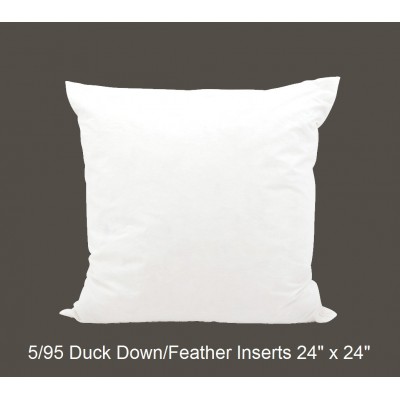 5/95 Duck Down/Feather Inserts 24 (inch) x 24 (inch) - OUT OF STOCK