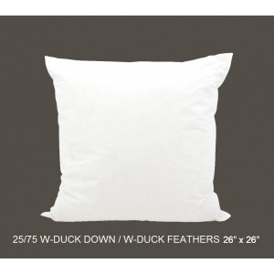 25/75 Duck Down/Feather Inserts 26 (inch) x 26 (inch) - OUT OF STOCK
