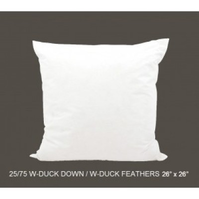 25/75 Duck Down/Feather Inserts 26 (inch) x 26 (inch)