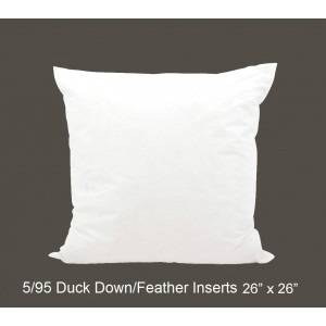 5/95 Duck Down/Feather Inserts 26 (inch) x 26 (inch)