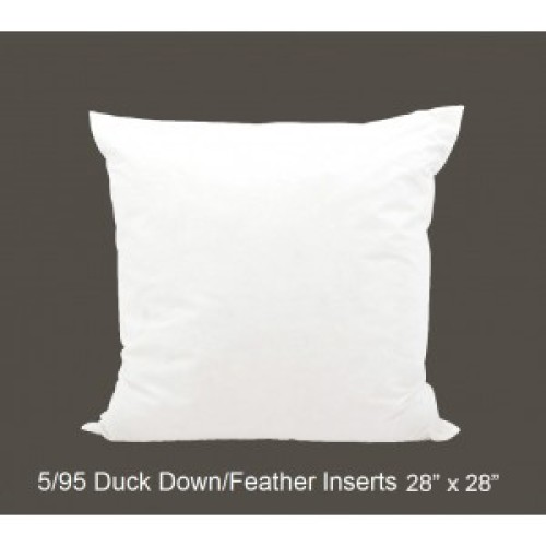 5/95 Duck Down/Feather Inserts 28 (inch) x 28 (inch)