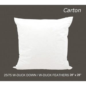 25/75 Duck Down/Feather Inserts 28 (inch) x 28 (inch)