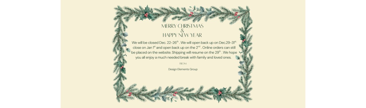 Merry Christmas & Happy New Year!